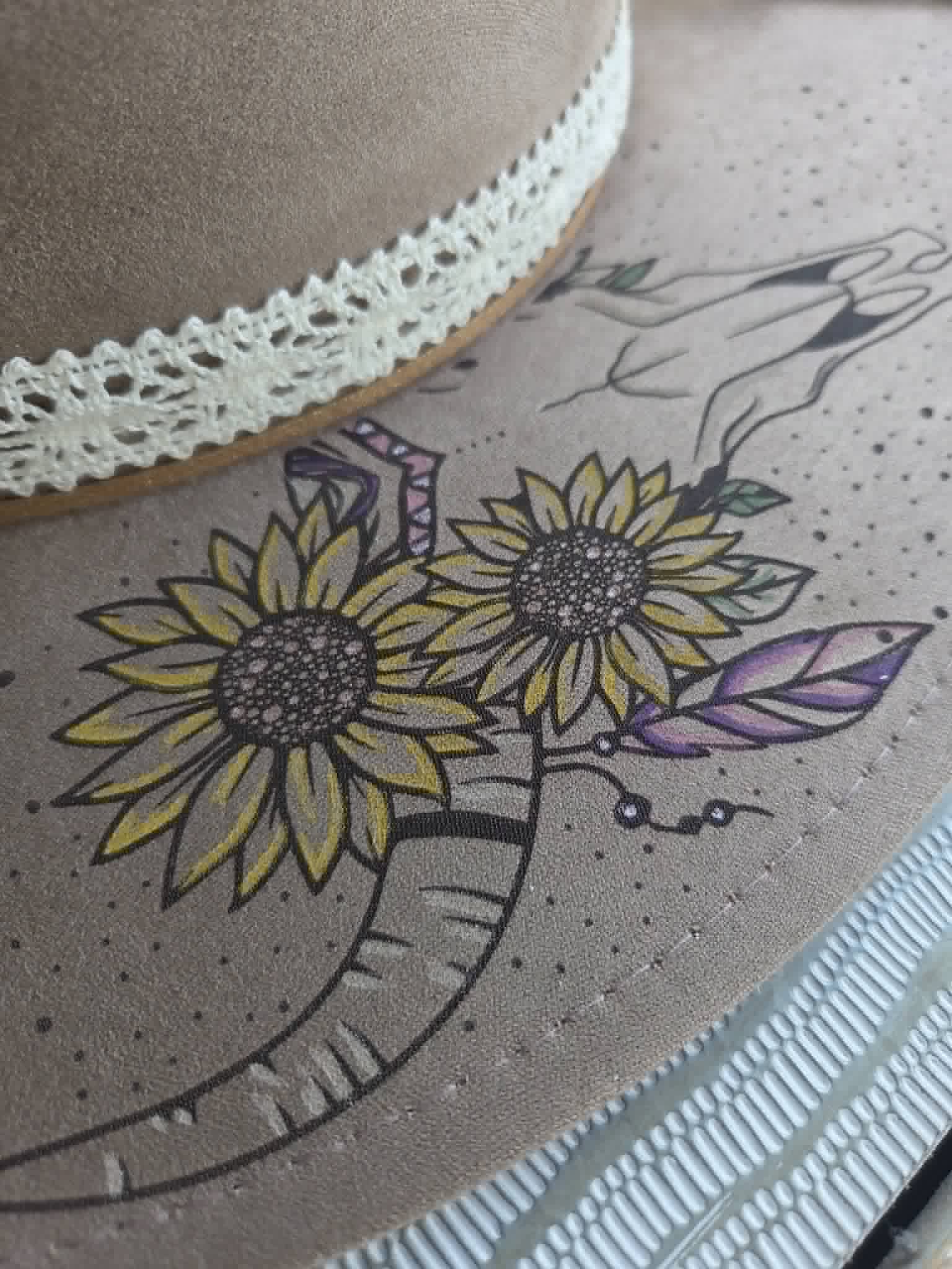 Blessed Sunflower Hat | One-of-a-Kind Western Wildflower Hat