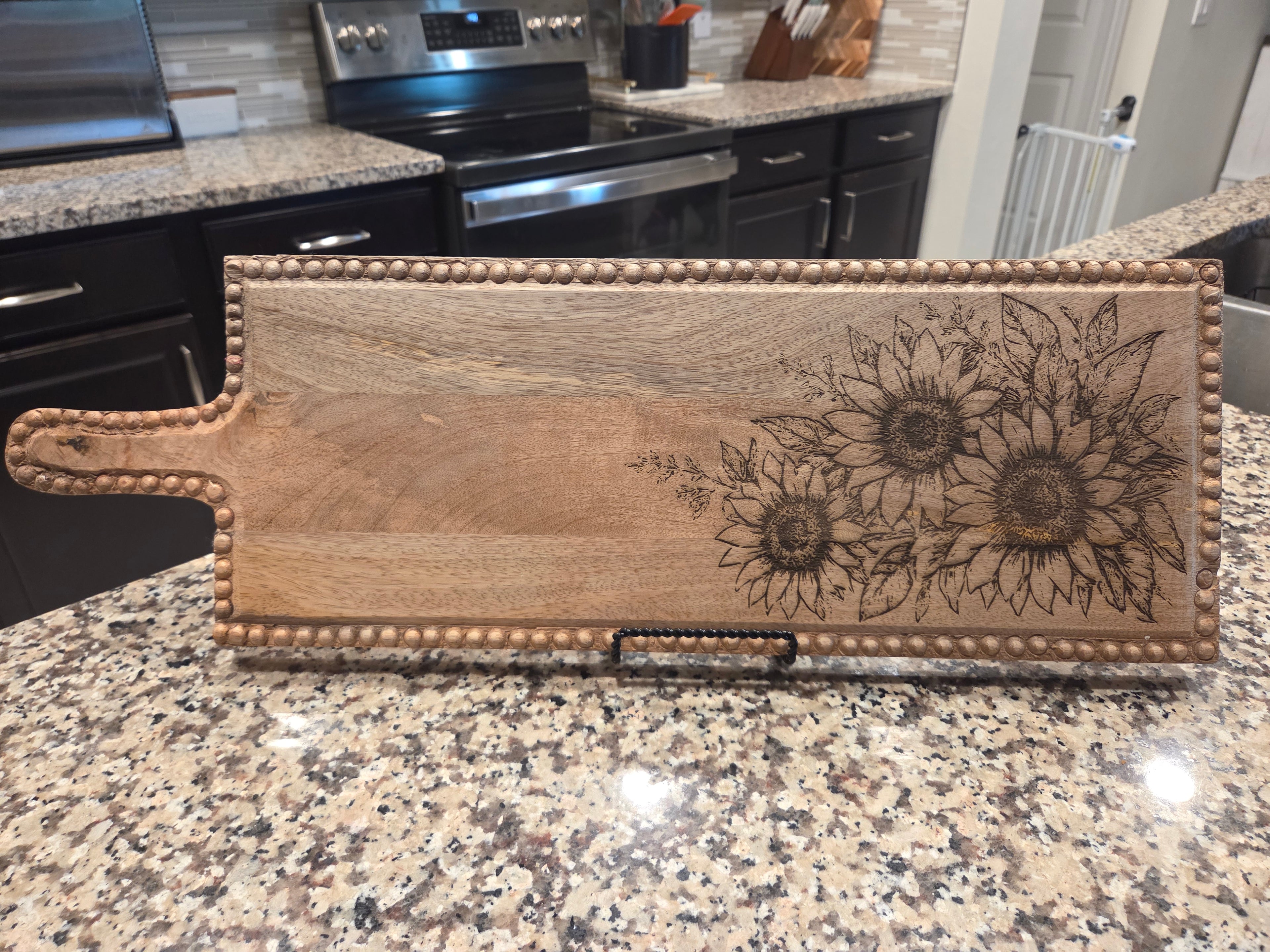 Custom Mango Beaded Charcutier Board