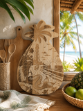 Mermaid Pineapple Bamboo Board