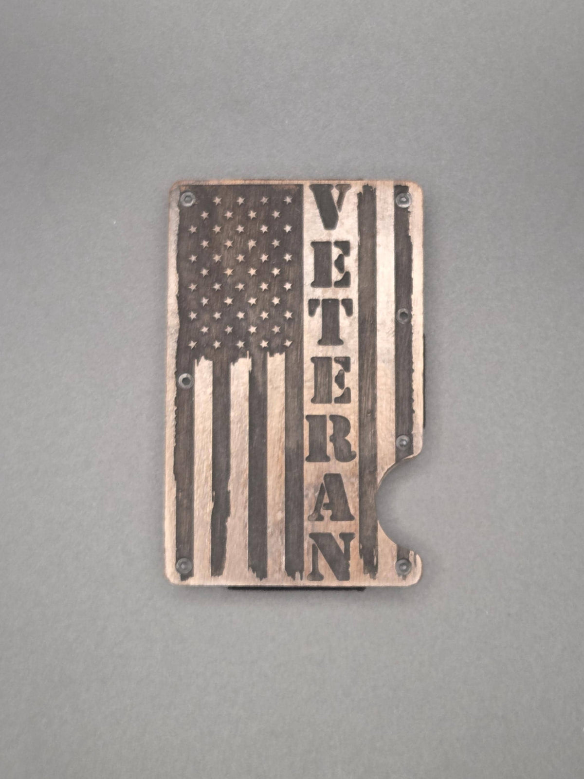 Mens Wood Wallet | RFID Blocking | Minimalist Wallet with Clip