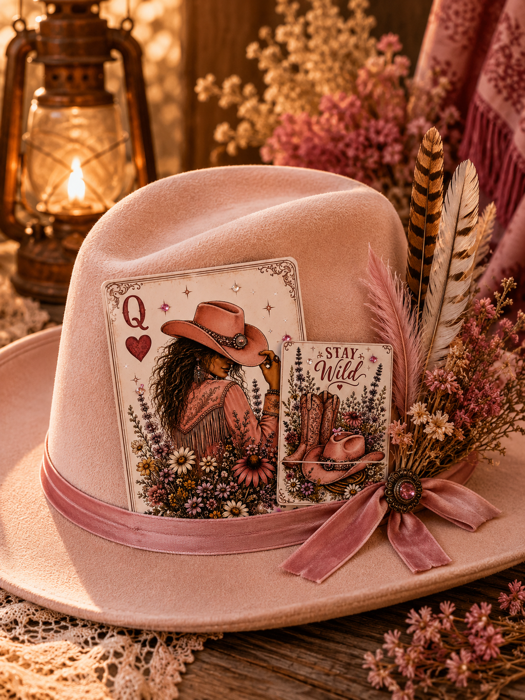 Wild & Free Card/Matchbook Set