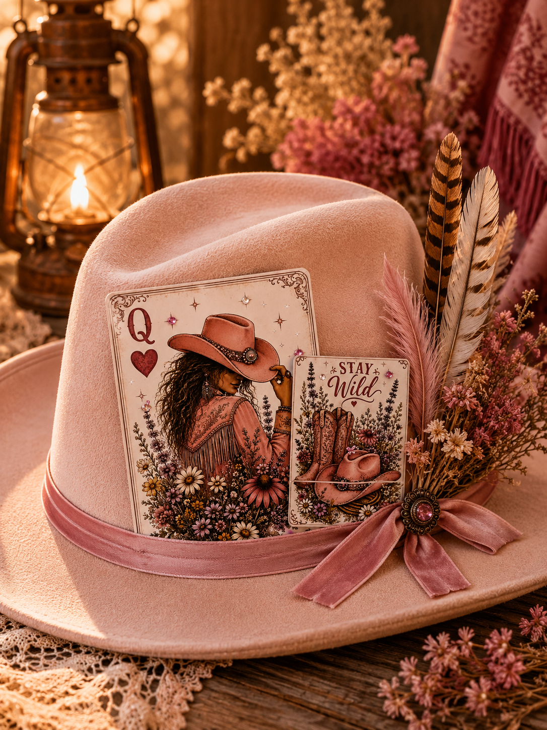 Wild & Free Card/Matchbook Set