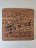 Moms Kitchen Gift Set | Trivet & Coasters