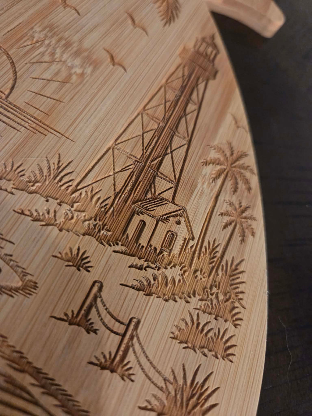 Sea Turtle Pineapple Bamboo Board