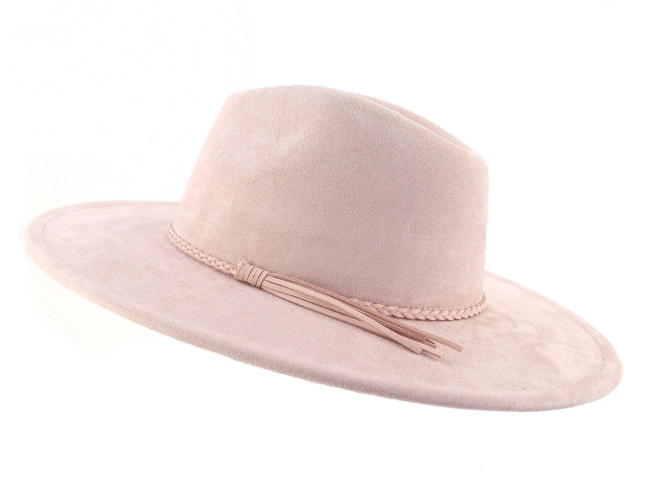 Suede Wide Brim Hat | Choose Color & Design