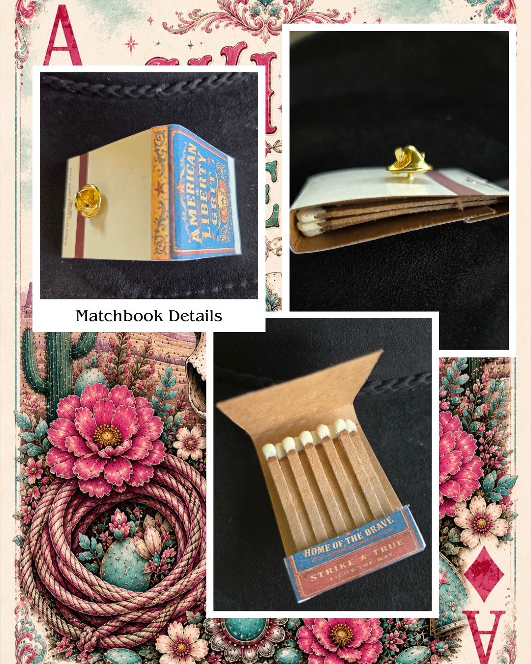 Matchbook Pins