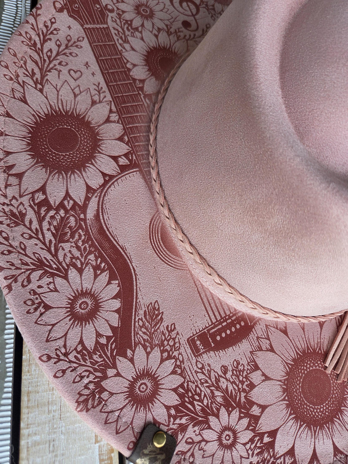 Just a Girl Who Loves Country Music | Suede Cowboy Hat | Hat Color Choice