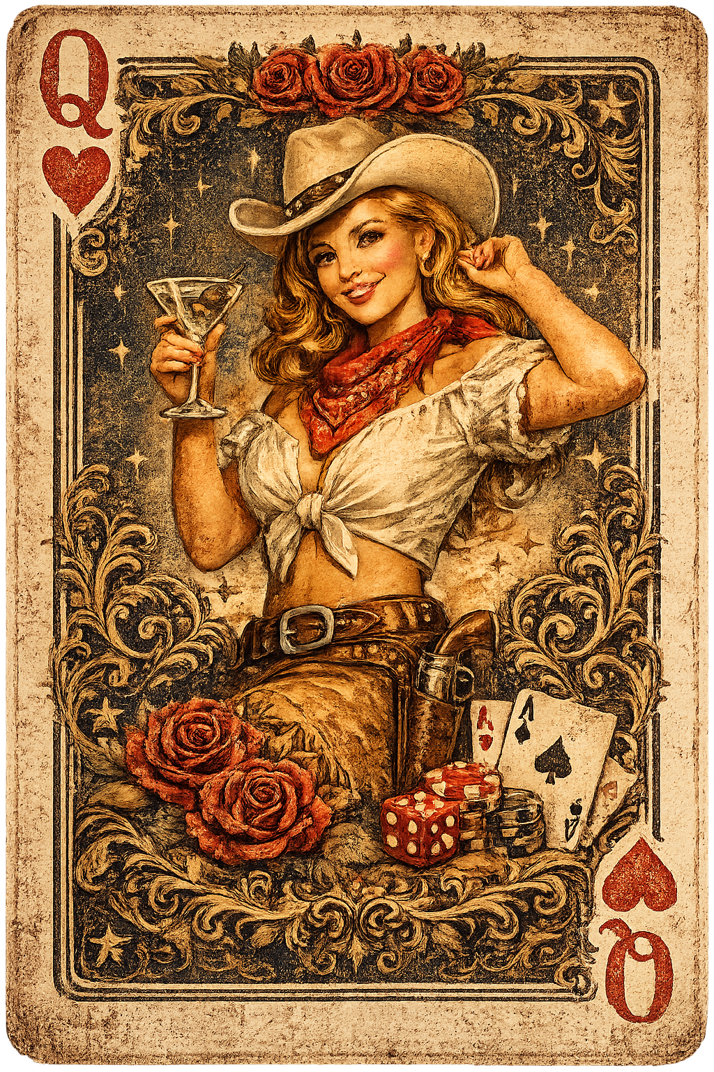 Masculine Playing Card for Hat | Matchbook Pins