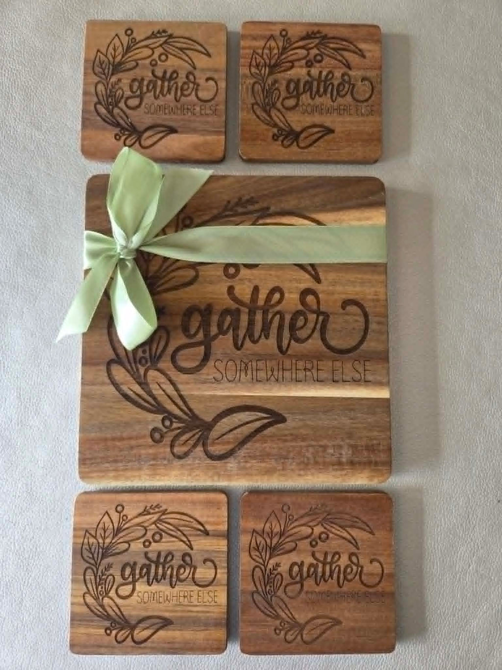 Wildflower Gift Set | Trivet & Coasters