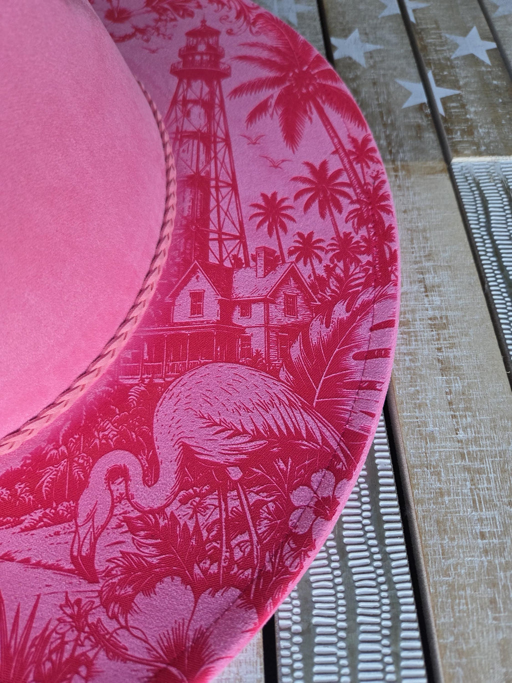 Flamingos at Sanibel Lighthouse | Suede Hat | Color Options