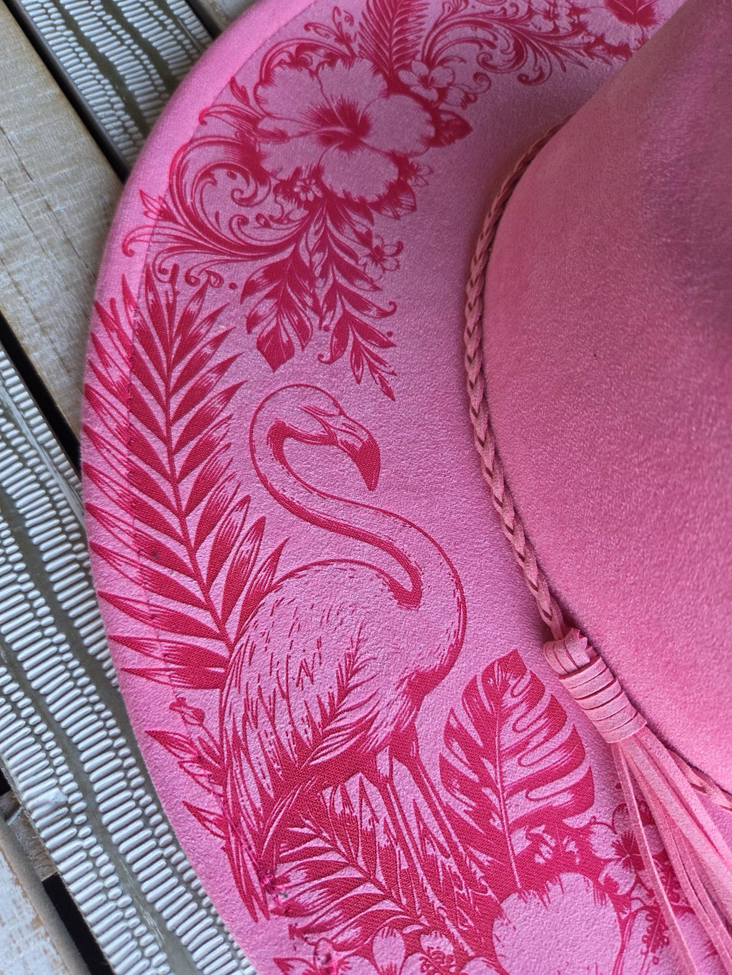 Flamingos at Sanibel Lighthouse | Suede Hat | Color Options
