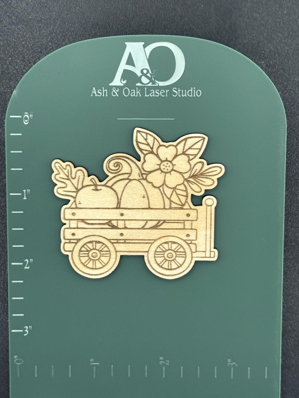 Fall Wood Magnet Set | Pumpkins | Fall Truck  Decor | Laser Engraved