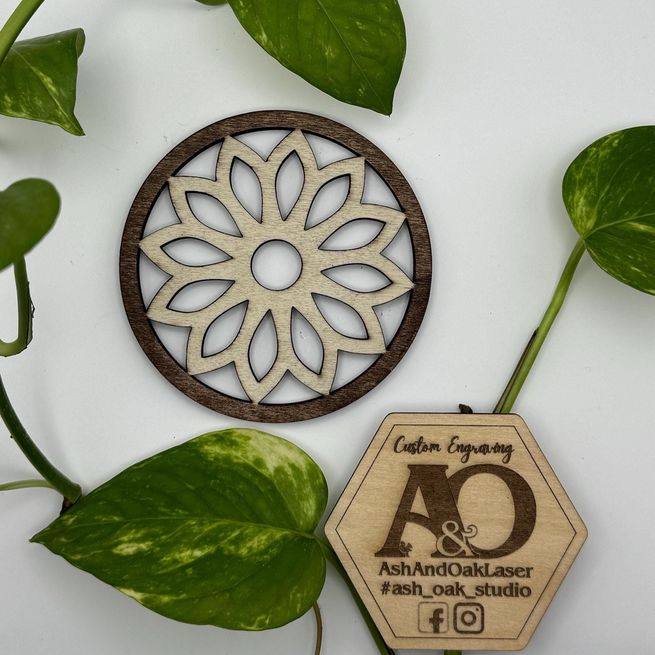 Prop Top | Wood Propagation Jar Topper | Indoor Plant Support | Coaster