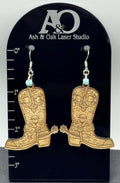 Western Boot Earrings | Choice of Bead Color