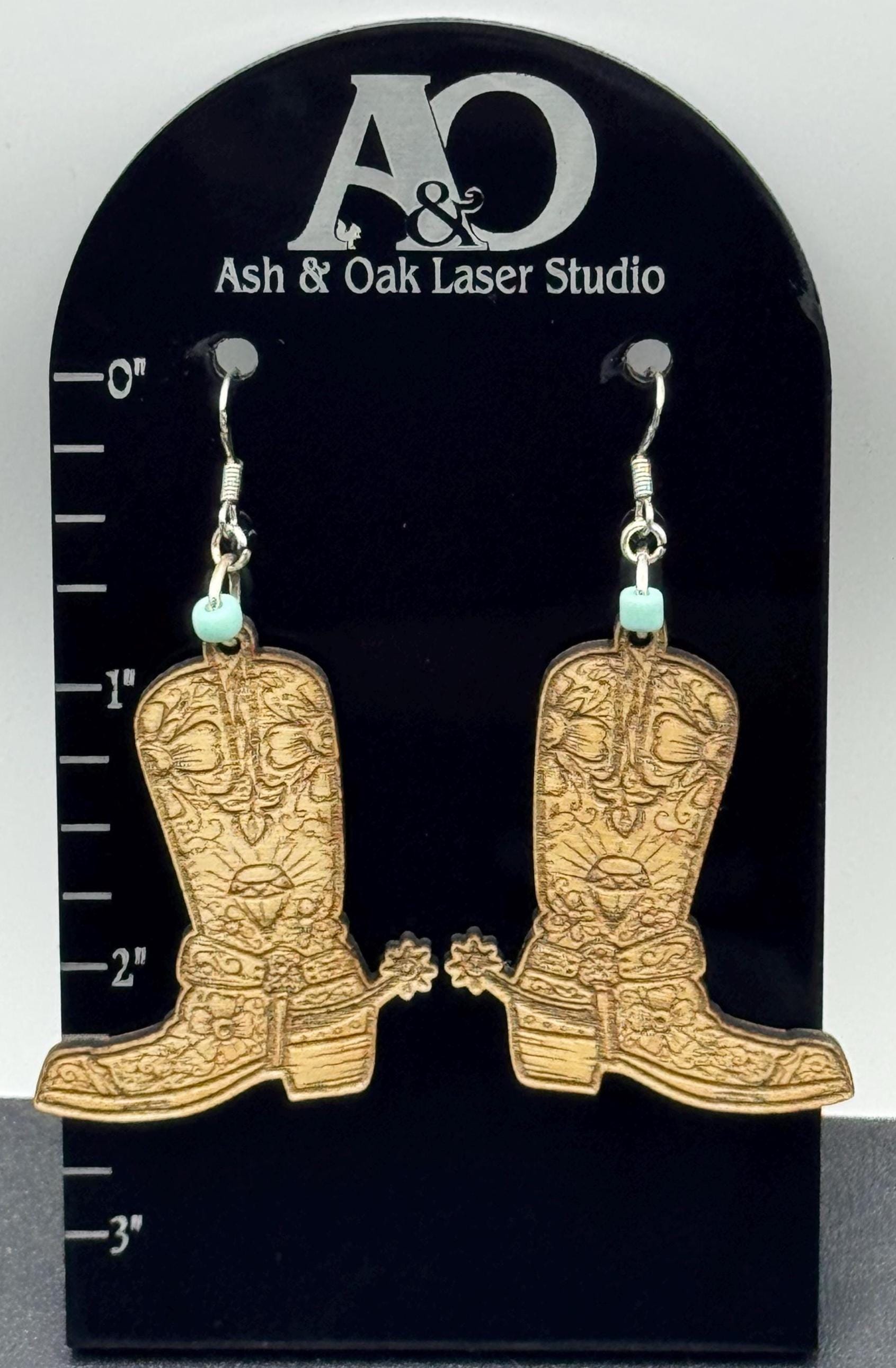 Western Boot Earrings | Choice of Bead Color