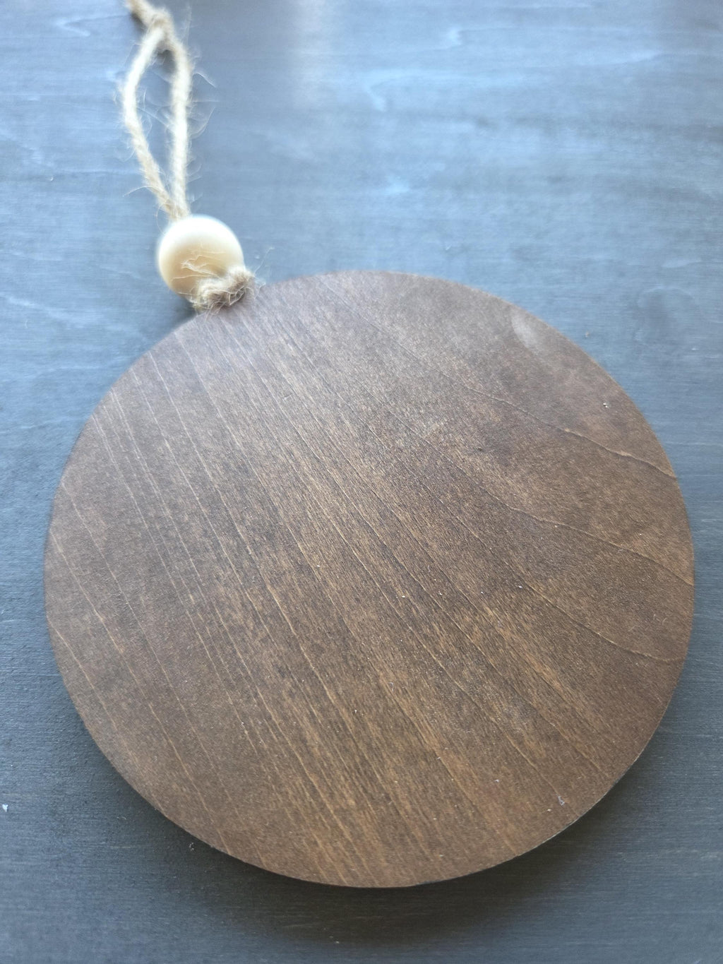 Rustic Christmas Ornament | Hand-Stained Decor | Classic Style Ornament Gift