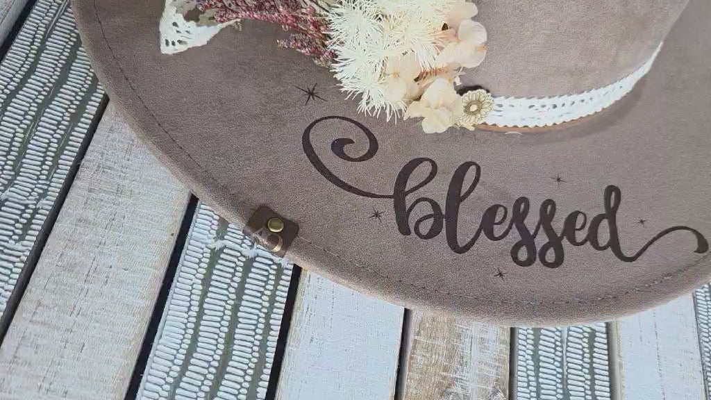 Blessed Sunflower Hat | One-of-a-Kind Western Wildflower Hat