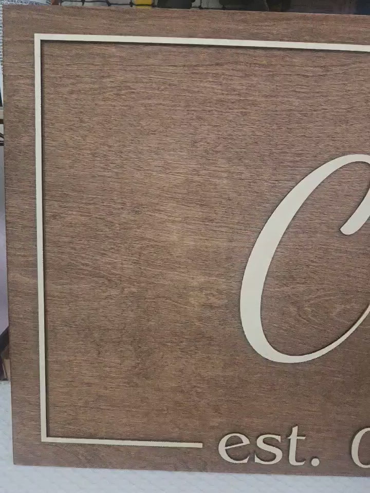 Completed C&C Sign