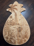 Sanibel Lighthouse Pineapple Charcuterie Bamboo Board